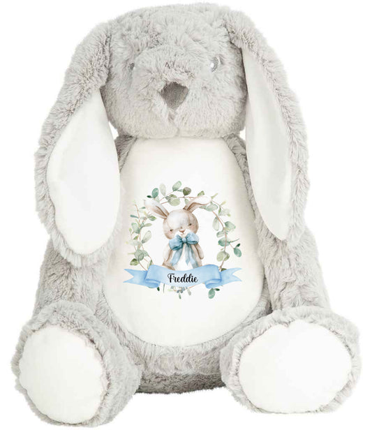 Personalised Baby Boy Bunny