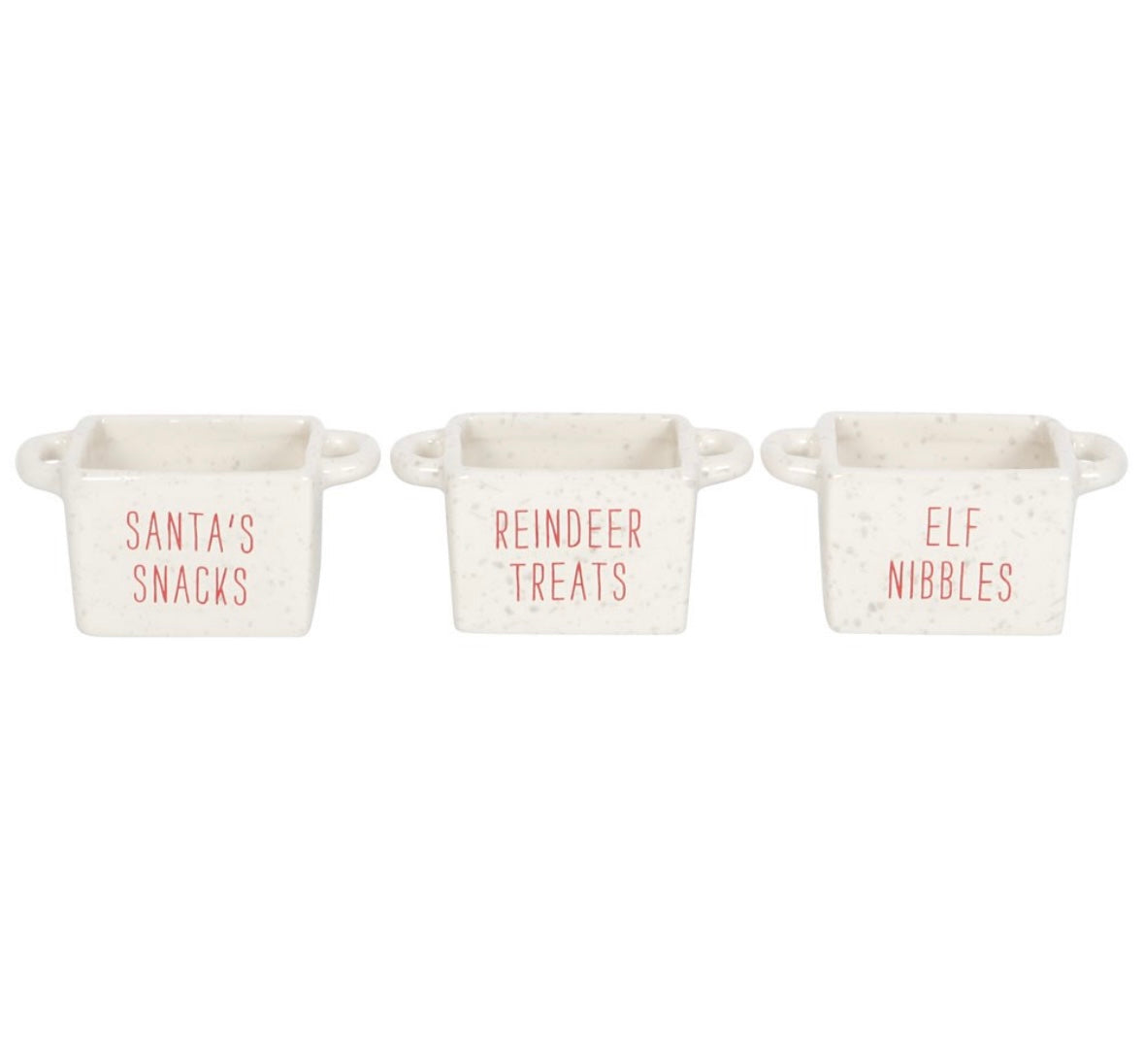 Set of 3 Christmas Snacking Bowls