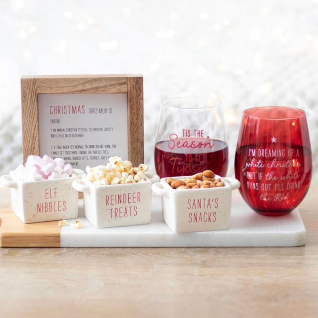 Set of 3 Christmas Snacking Bowls