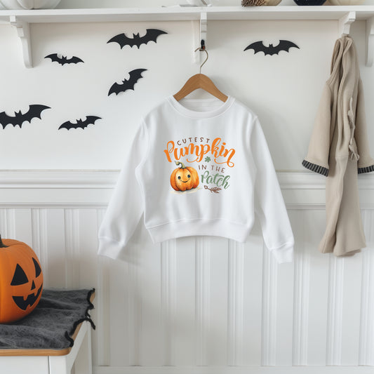 Kids Cutest Pumpkin Sweatshirt