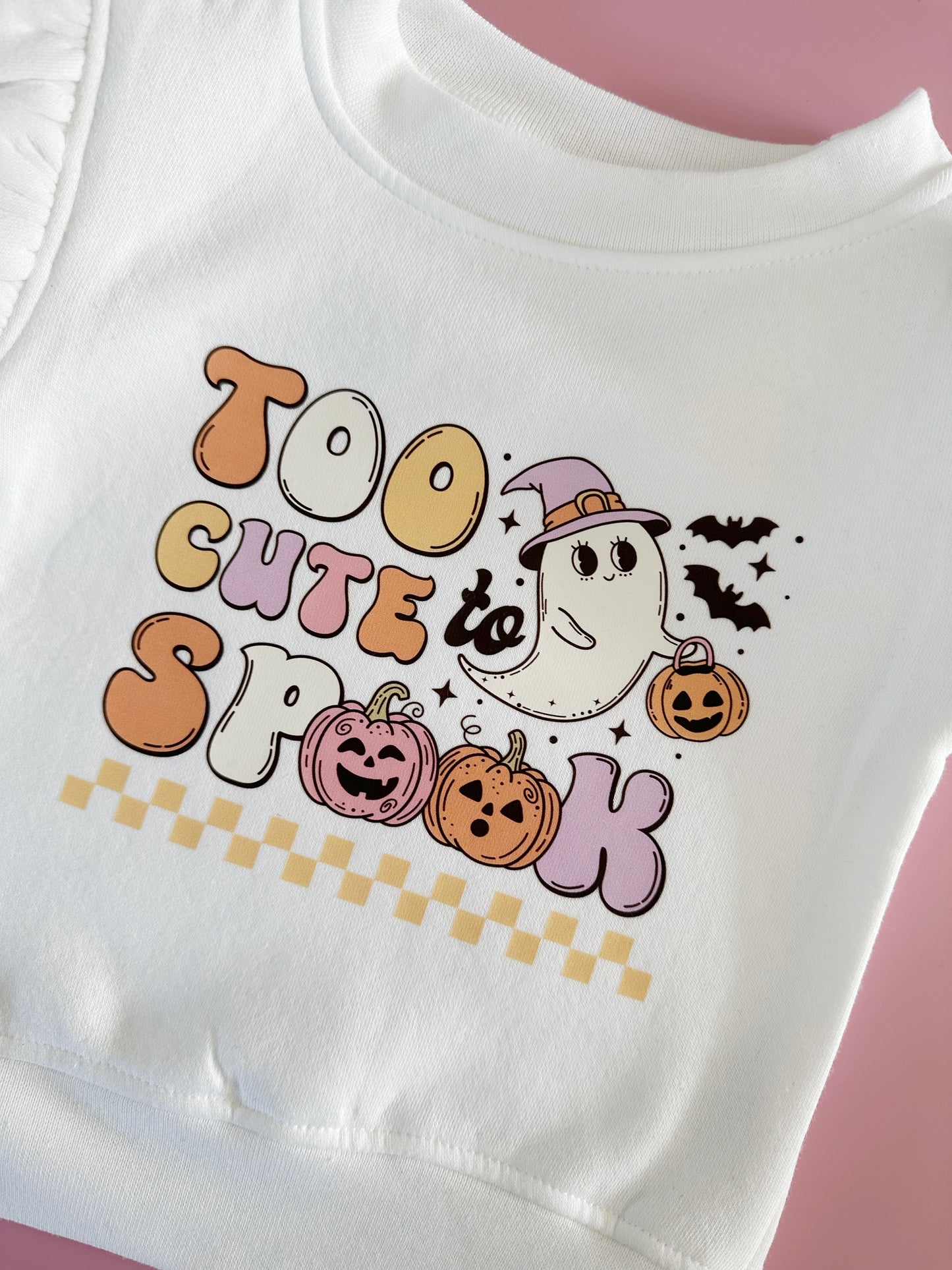 To Cute To Spook Children’s Sweatshirt