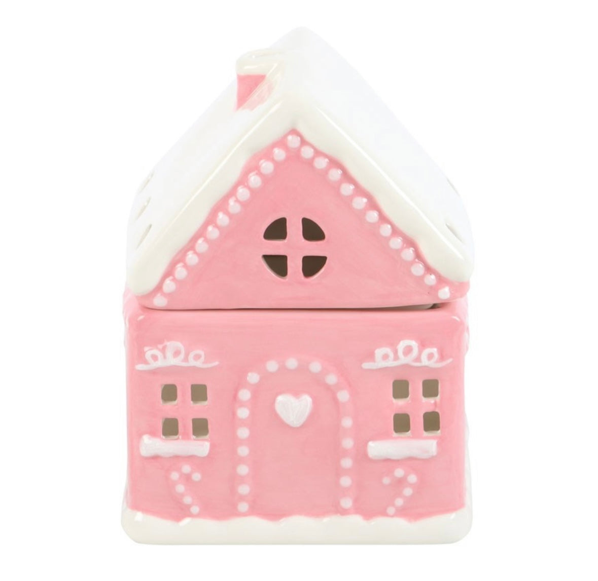 Pink Gingerbread House Oil Burner