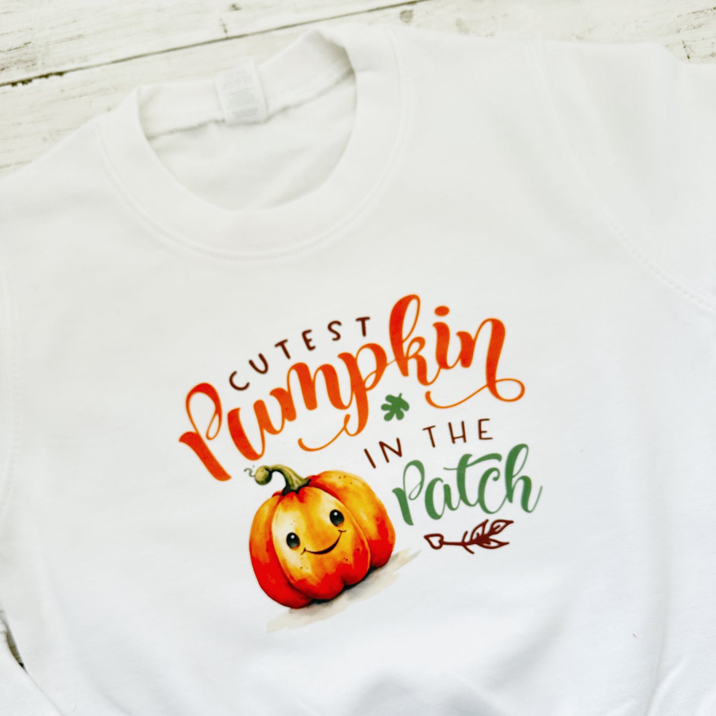Kids Cutest Pumpkin Sweatshirt