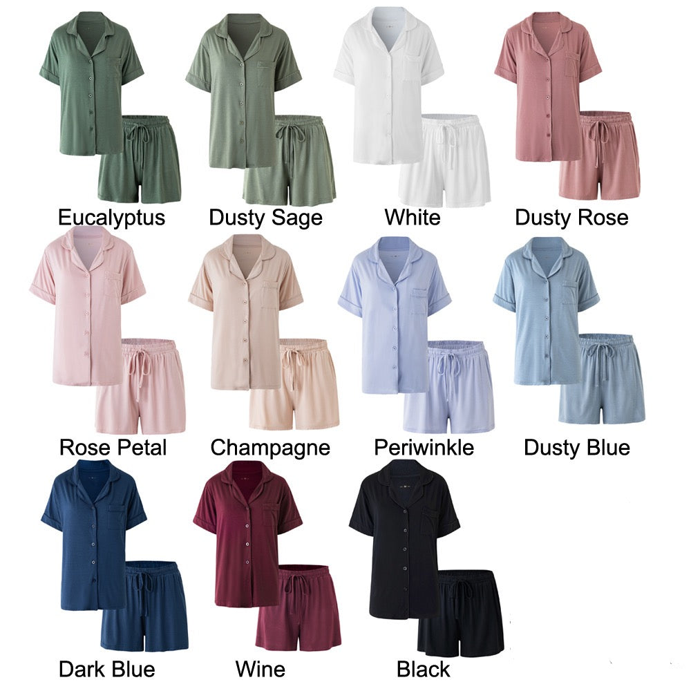 Dusty Sage Super Soft Short Pyjama Set