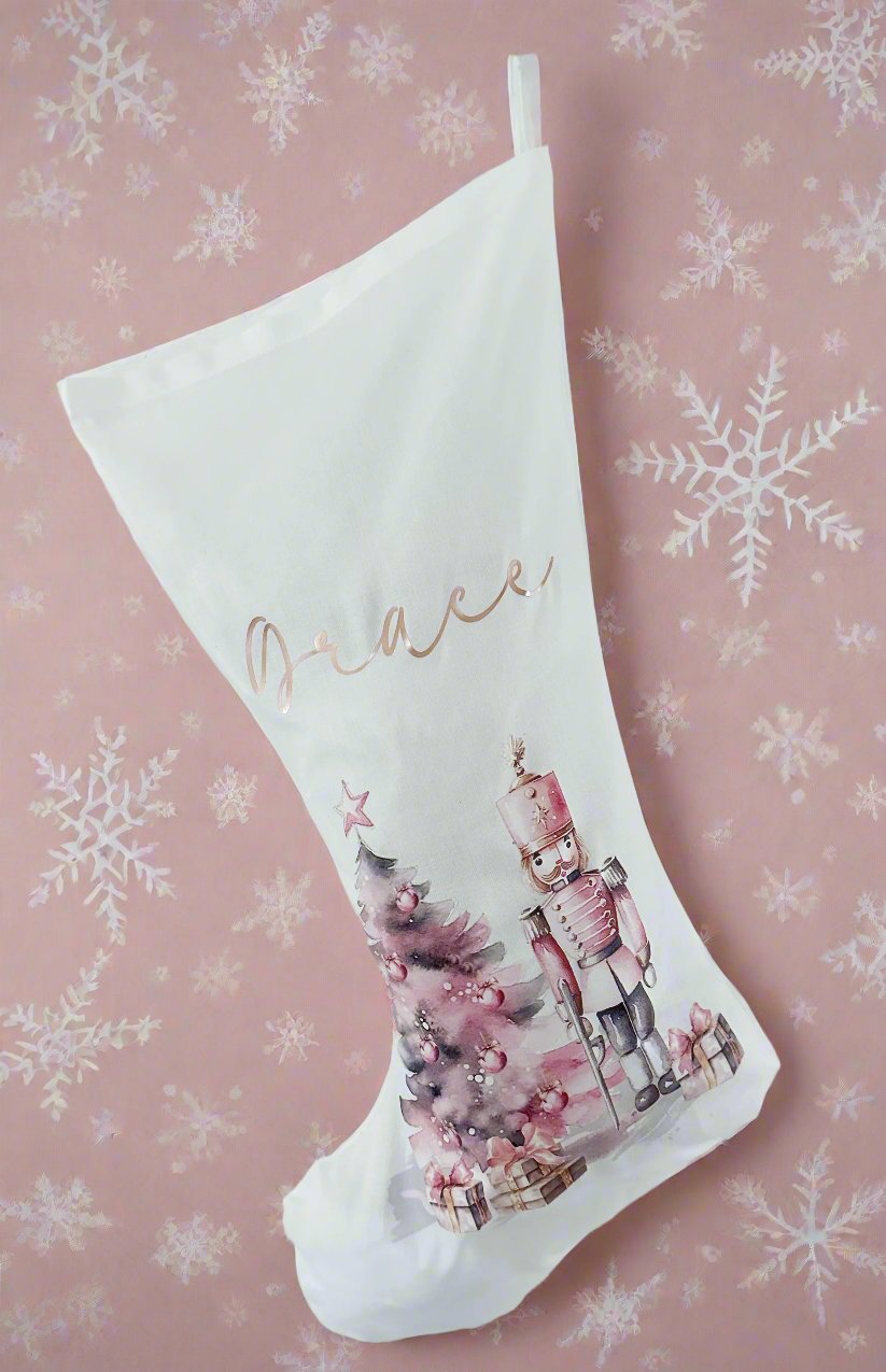 Personalised Christmas Nutcracker Stocking