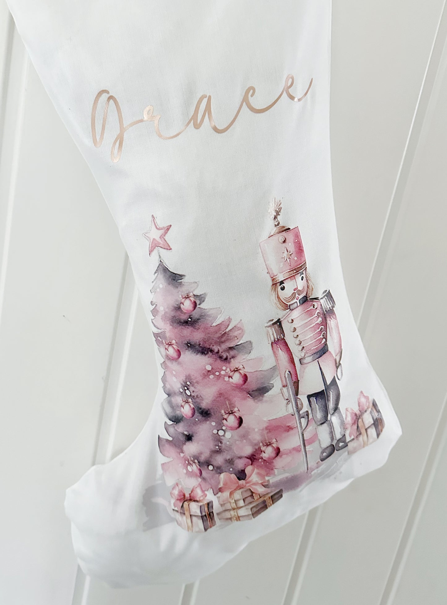 Personalised Christmas Nutcracker Stocking