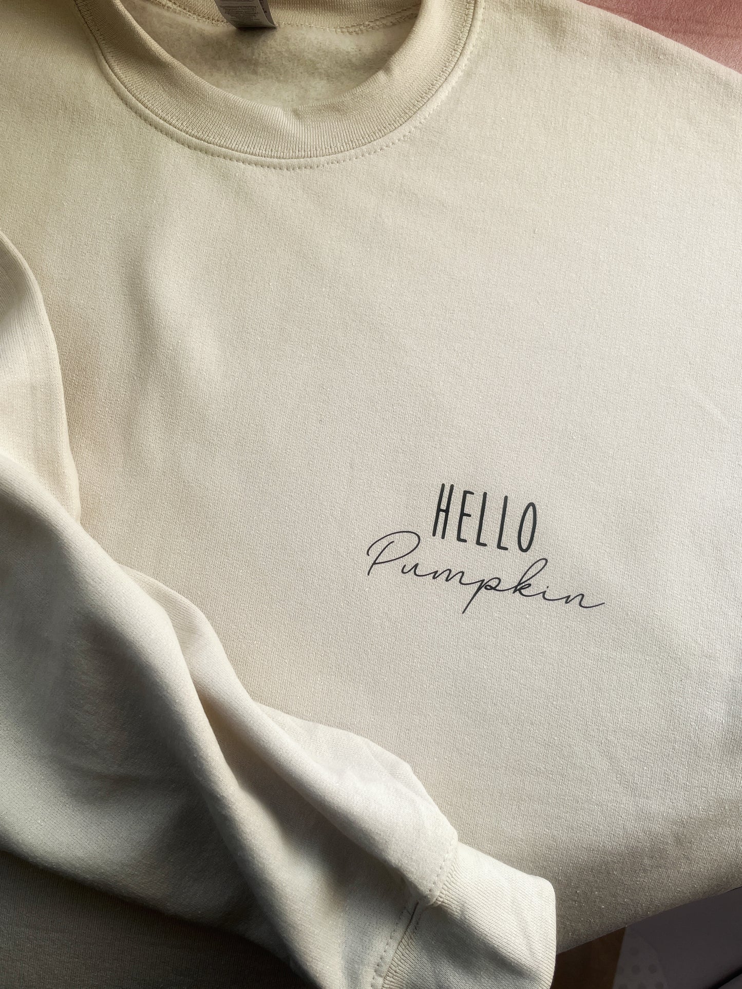 Hello Pumpkin Sweatshirt | Cosy Unisex Autumn Jumper