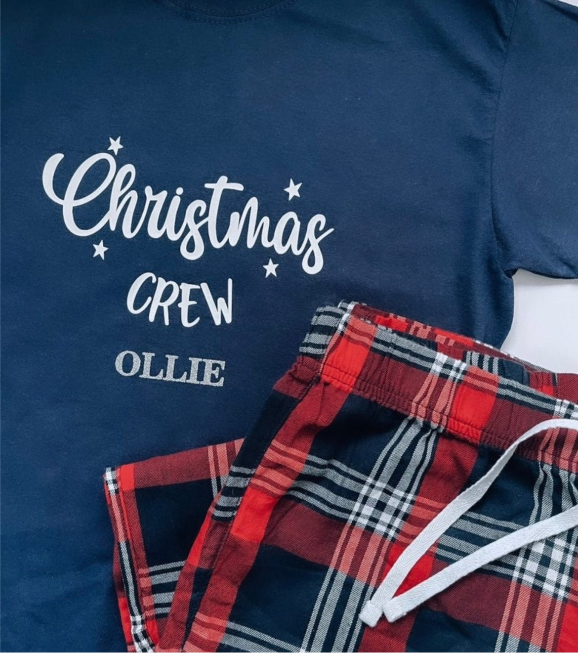Christmas Crew Family Matching Tartan Pyjamas