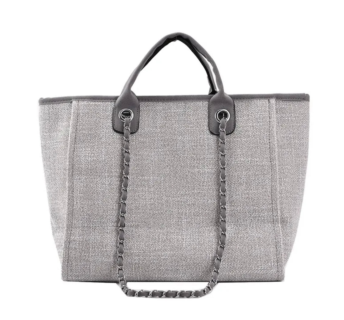 Personalised Canvas Chain Bag