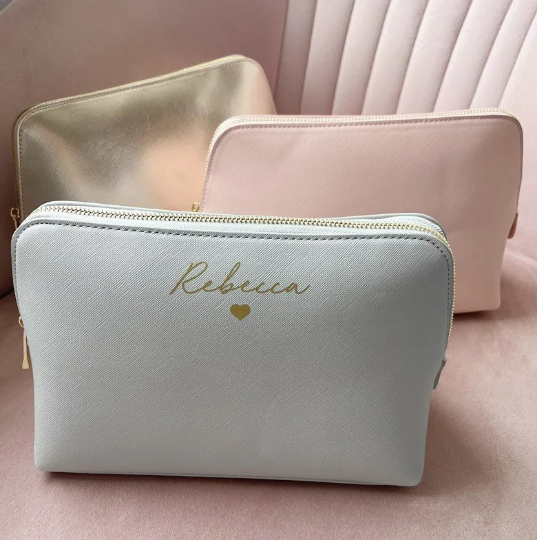 Personalised Make Up Cosmetics Bag Graced With Love