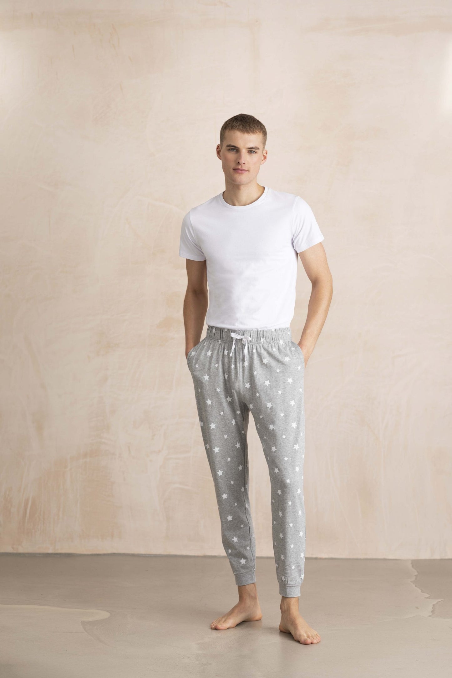 Grey Star Matching Christmas Pyjamas