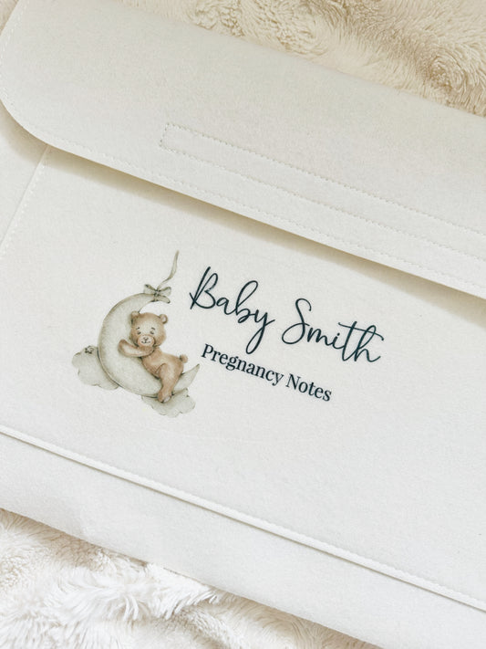 Personalised Pregnancy Notes Folder