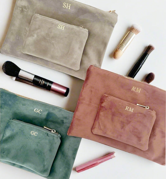 Velvet Make Up Accessory Bag