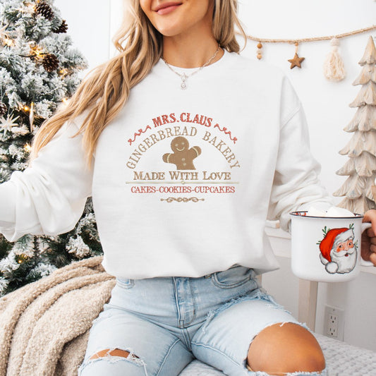 Mrs Claus Gingerbread Christmas Jumper