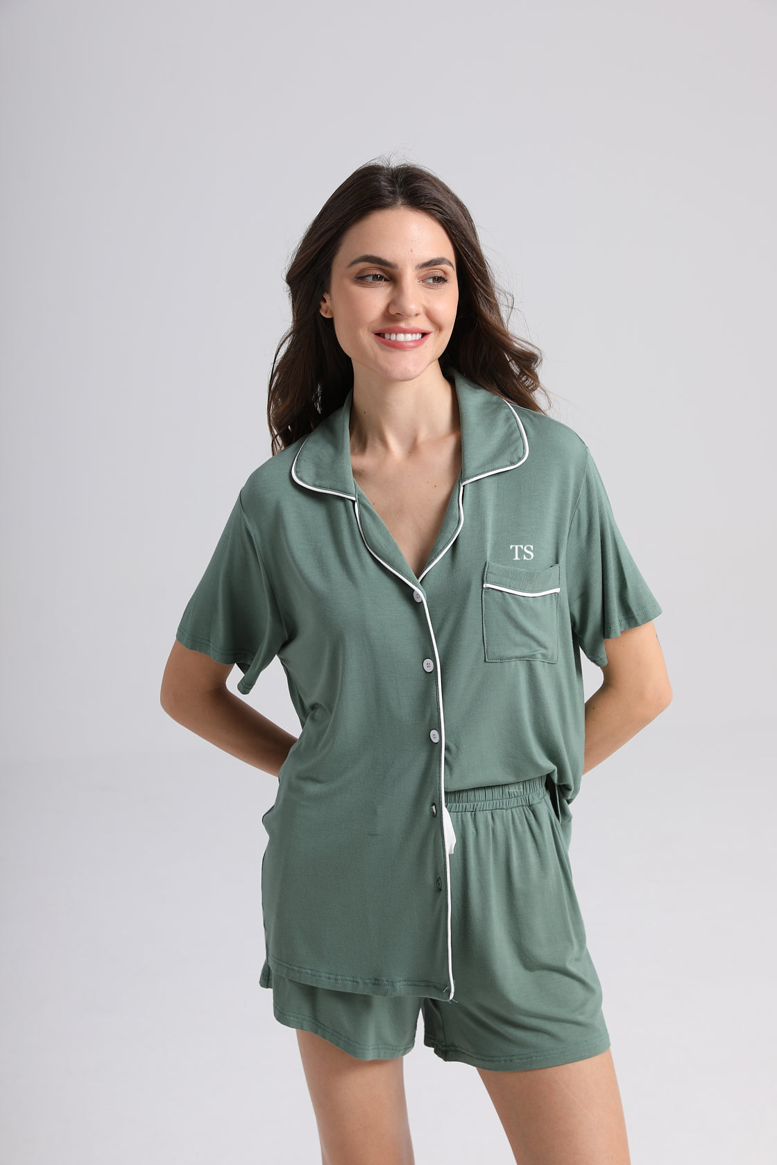 Eucalyptus Super Soft Short Pyjama Set