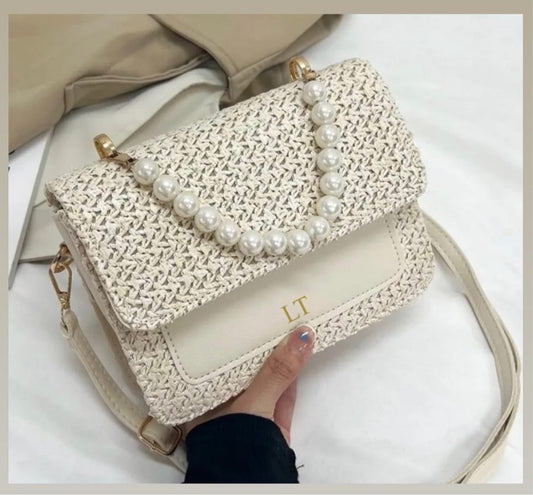 Personalised Pearl Handbag