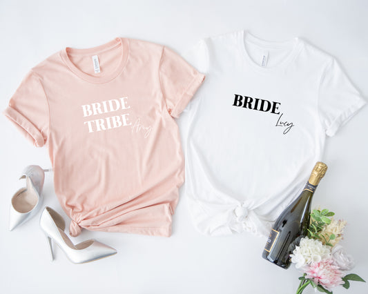 Bride Tribe Matching Hen Party T-Shirts