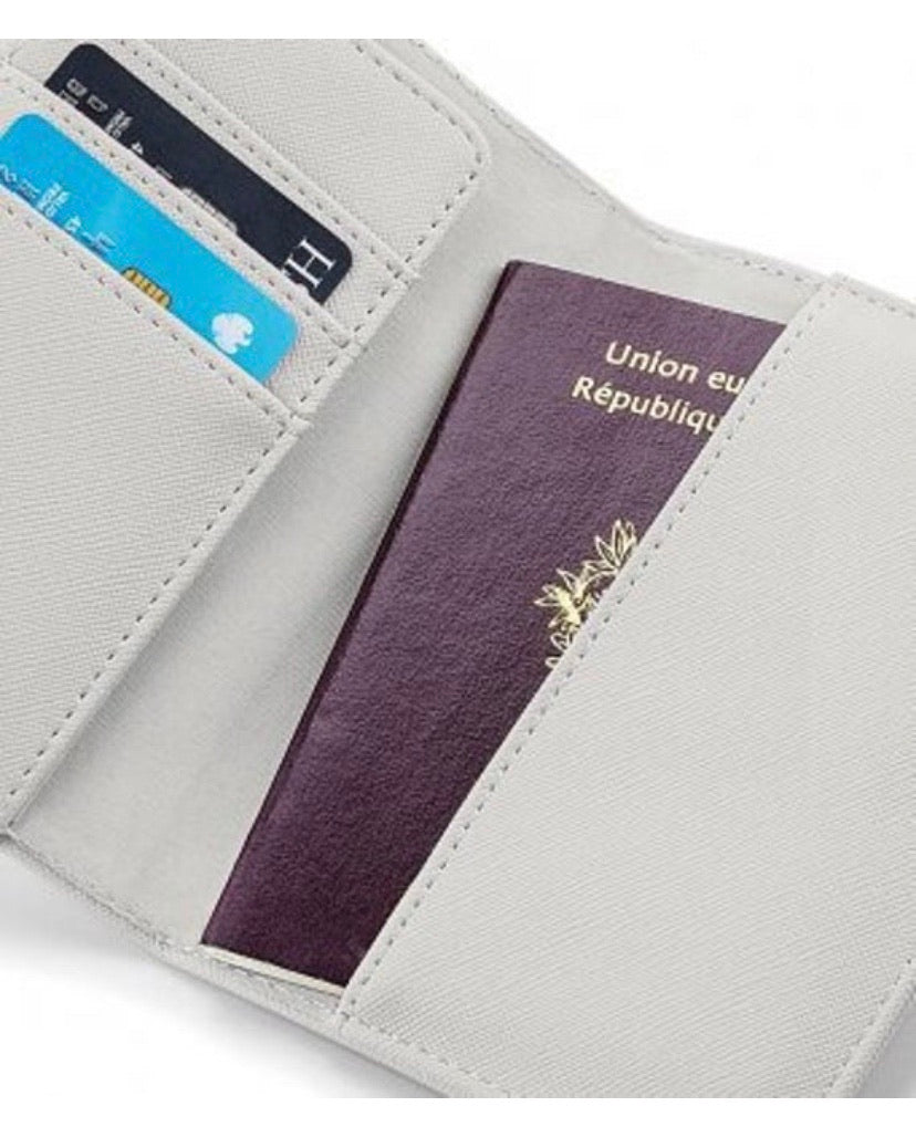 Personalised Monogram Passport & Luggage Tag Set